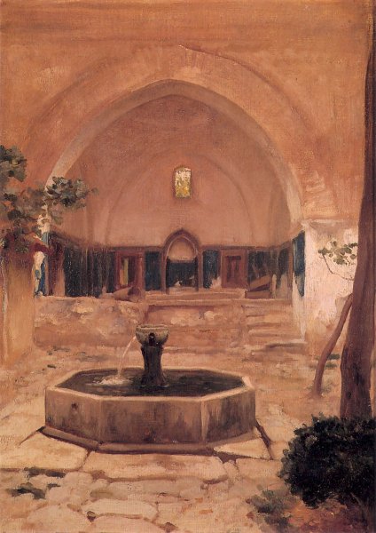 Courtyard of a Mosque at Broussa